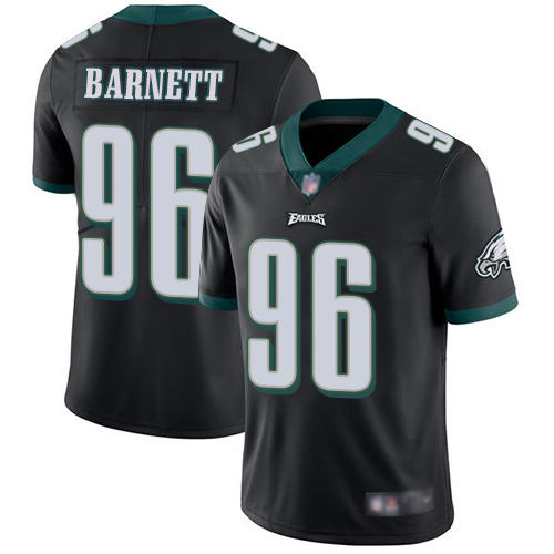 Men Philadelphia Eagles #96 Derek Barnett Black Alternate Vapor Untouchable NFL Jersey Limited Player Football->philadelphia eagles->NFL Jersey